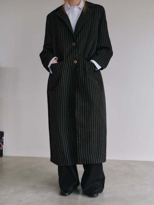 Oversized Linen Jacket with 100% Cotton Lining by Merlin