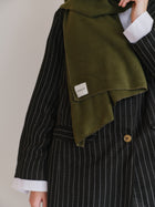 Fleece wool blend scarf by Merlin