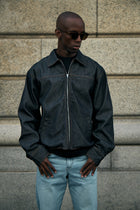 Rusty Denim Jacket in Black