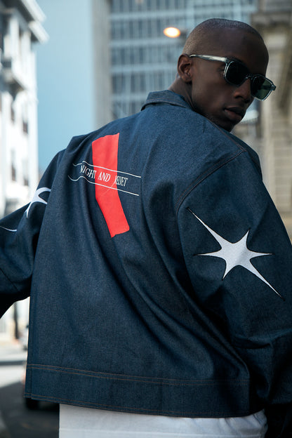 Cole Denim Jacket in Navy