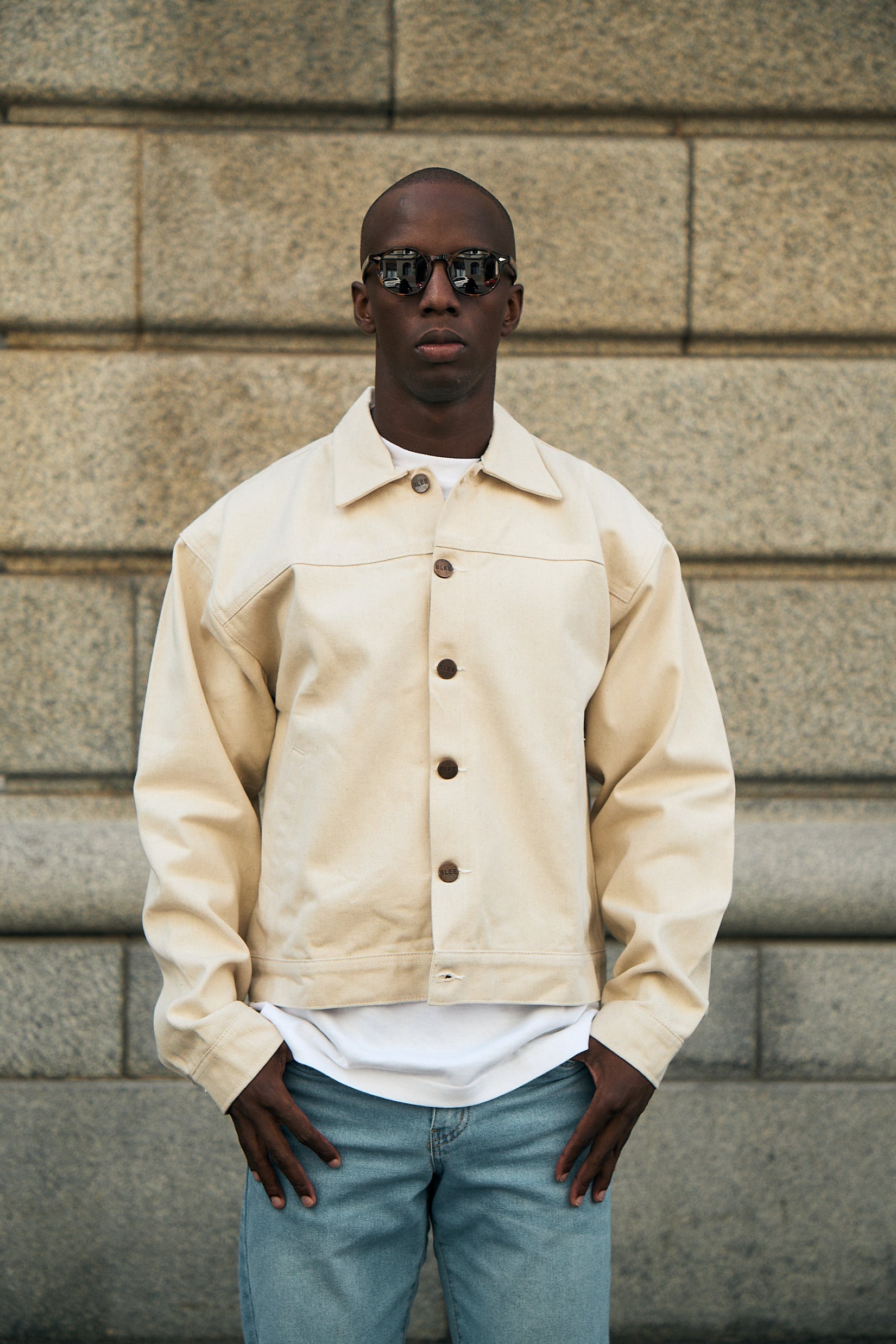 Cole Denim Jacket in Navy