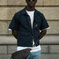 Azure Short Sleeve Denim Shirt
