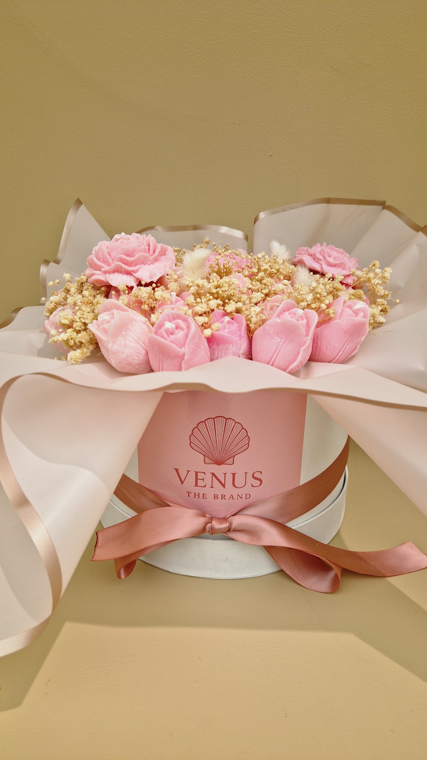 Soy Wax Flower Bouquet – Eternal Elegance