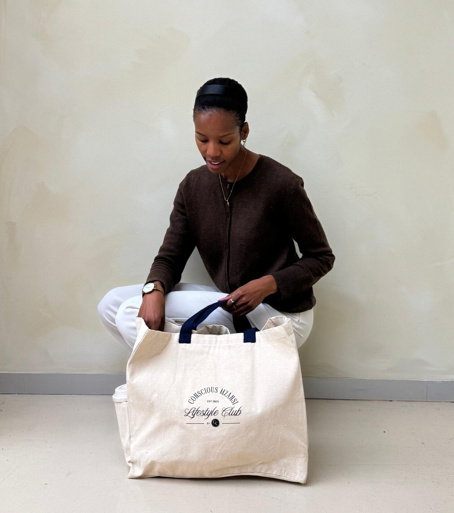 Large Cotton Beach Bag