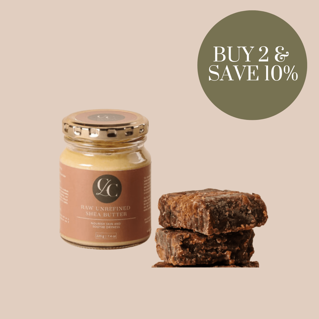 Combo: African Black Soap (100g) & Raw Shea Butter