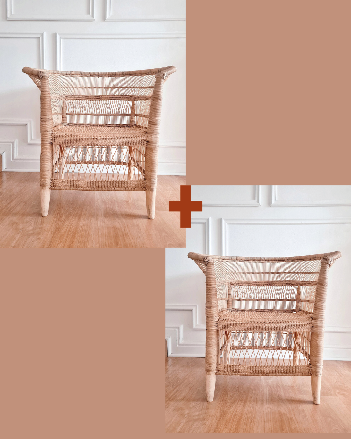 2 + Natural Malawian Chairs