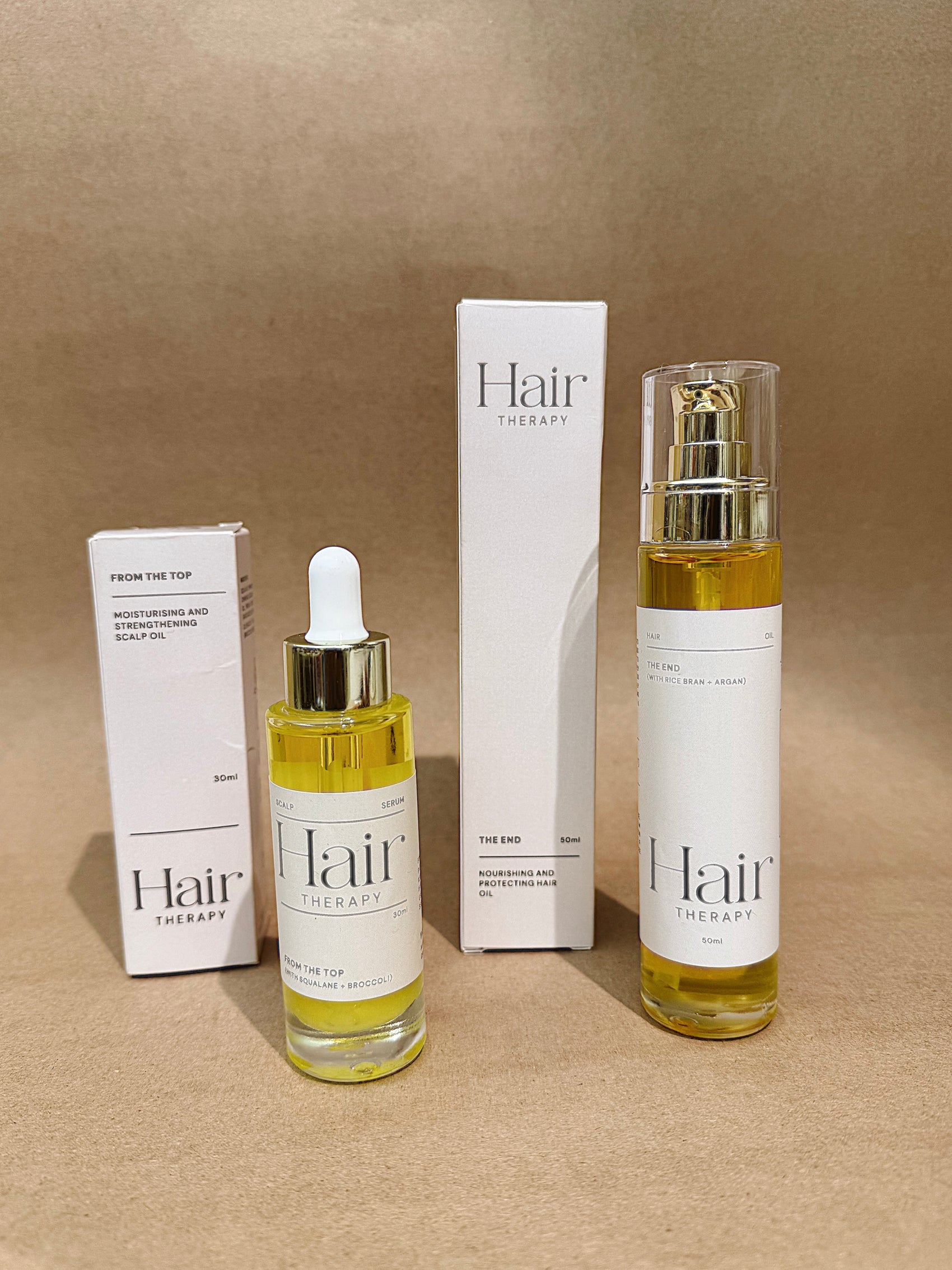 Hair Therapy Oil Combo: From The Top & The End