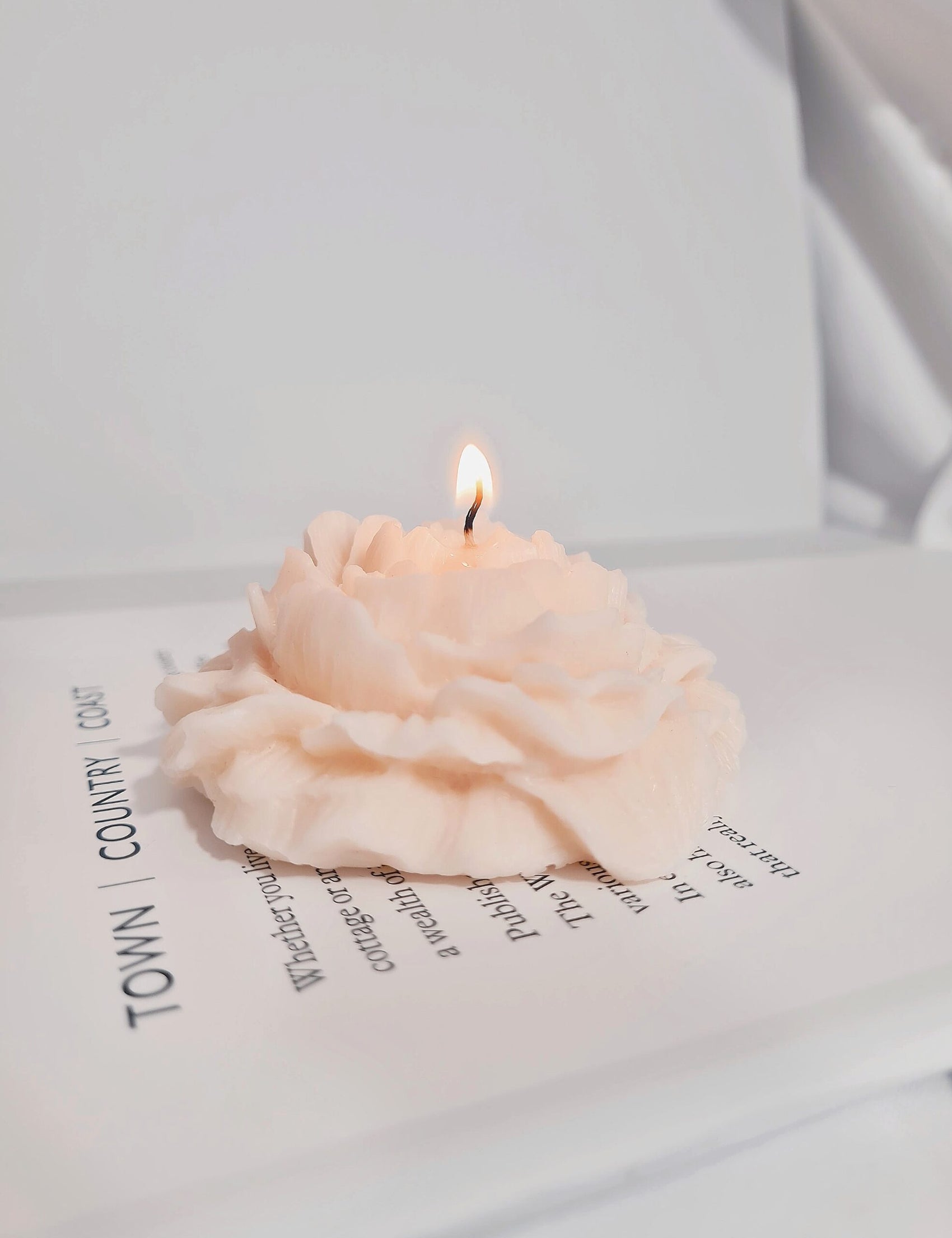 Peony Soy Wax Candle Gift Box