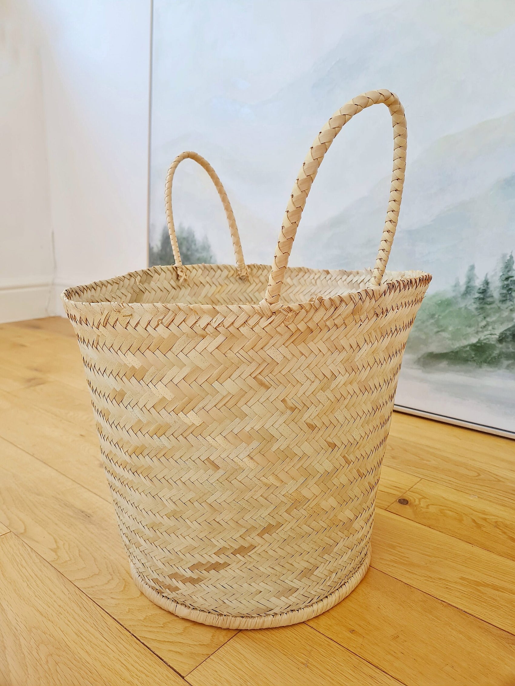 French Market Basket Bag, Made in Malawi