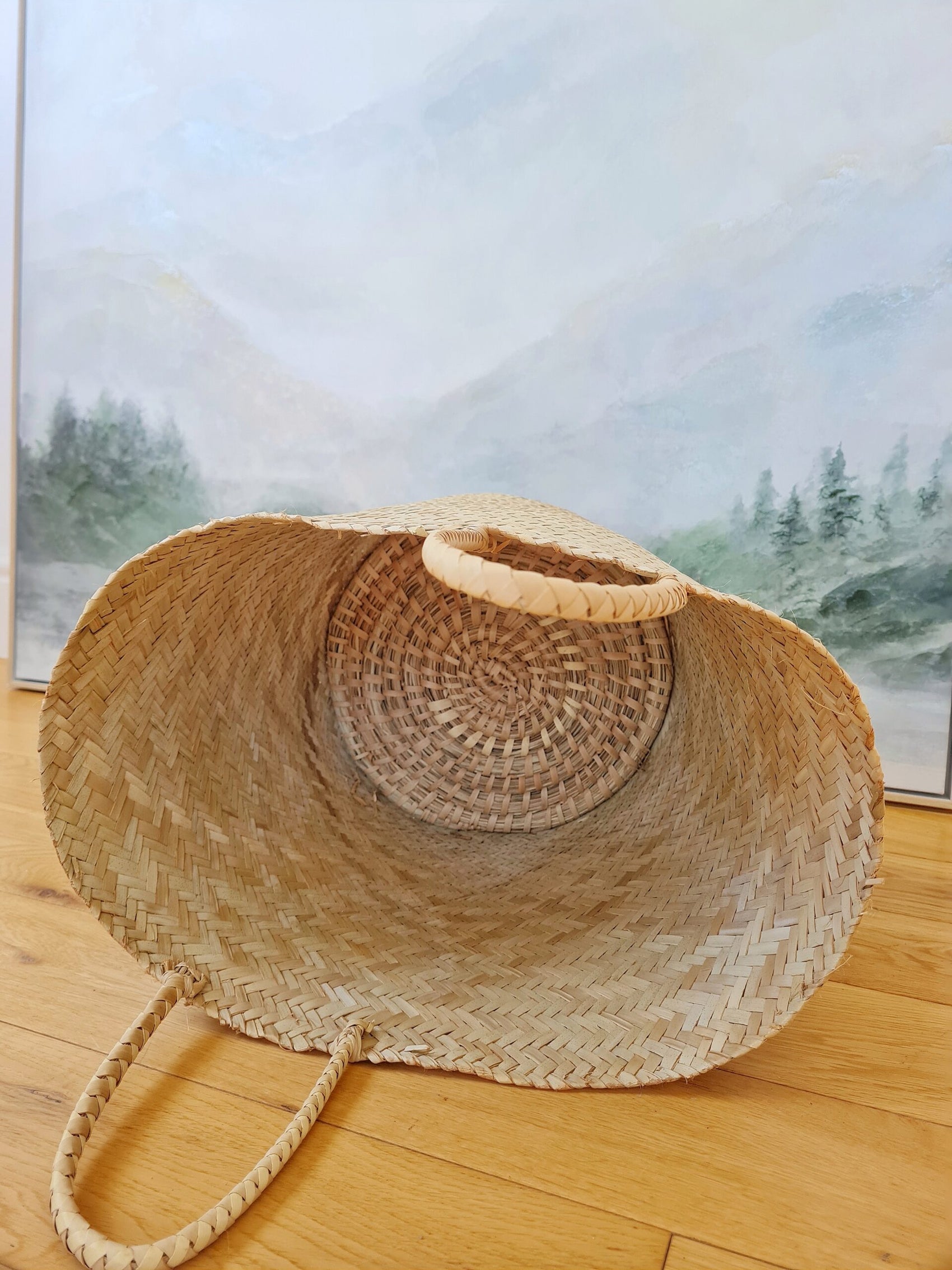 French Market Basket Bag, Made in Malawi