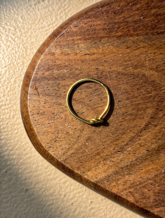 Knot Brass Ring - Tali & Damy