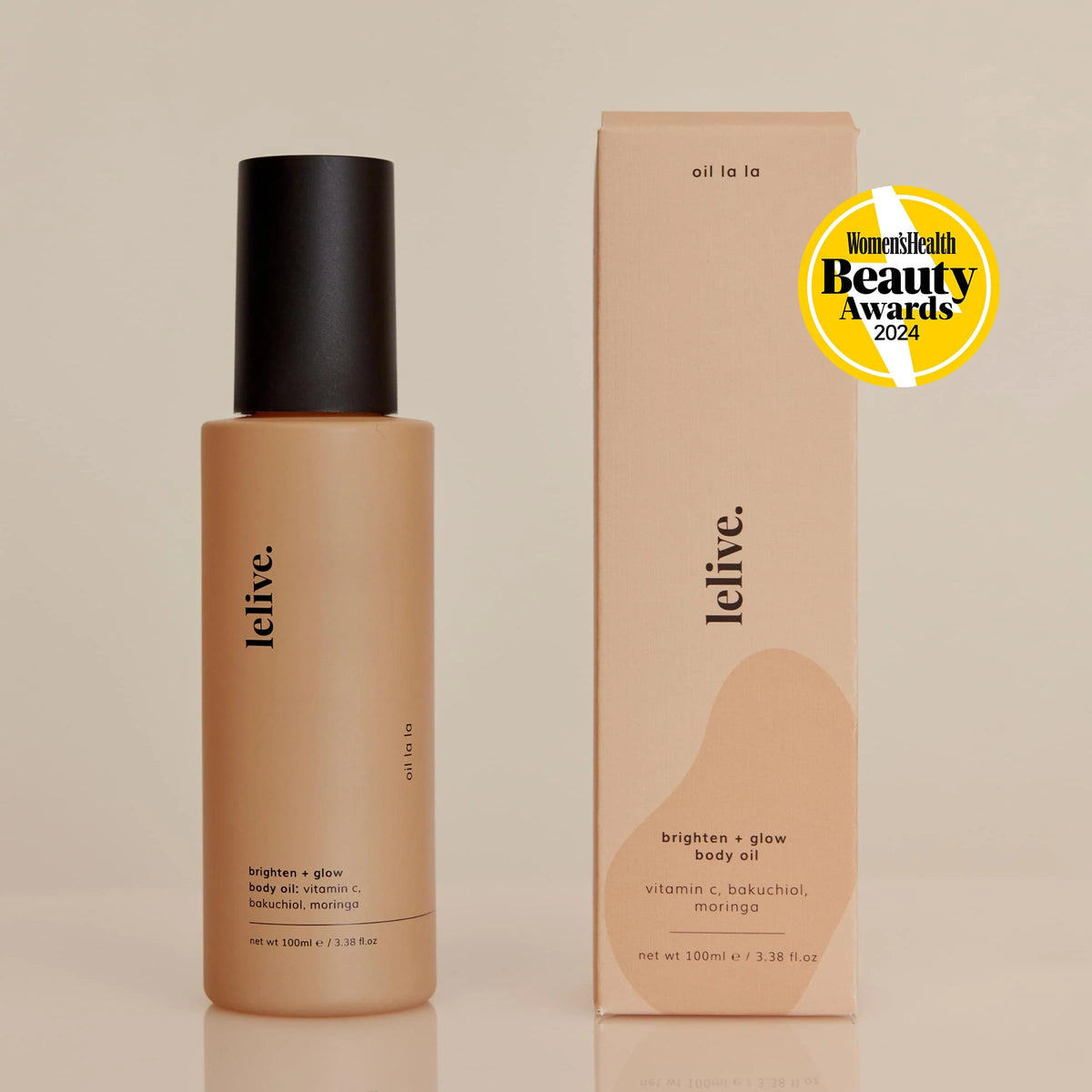 Oil la la | brighten + glow body oil