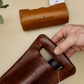 Wine Roll leather Bag