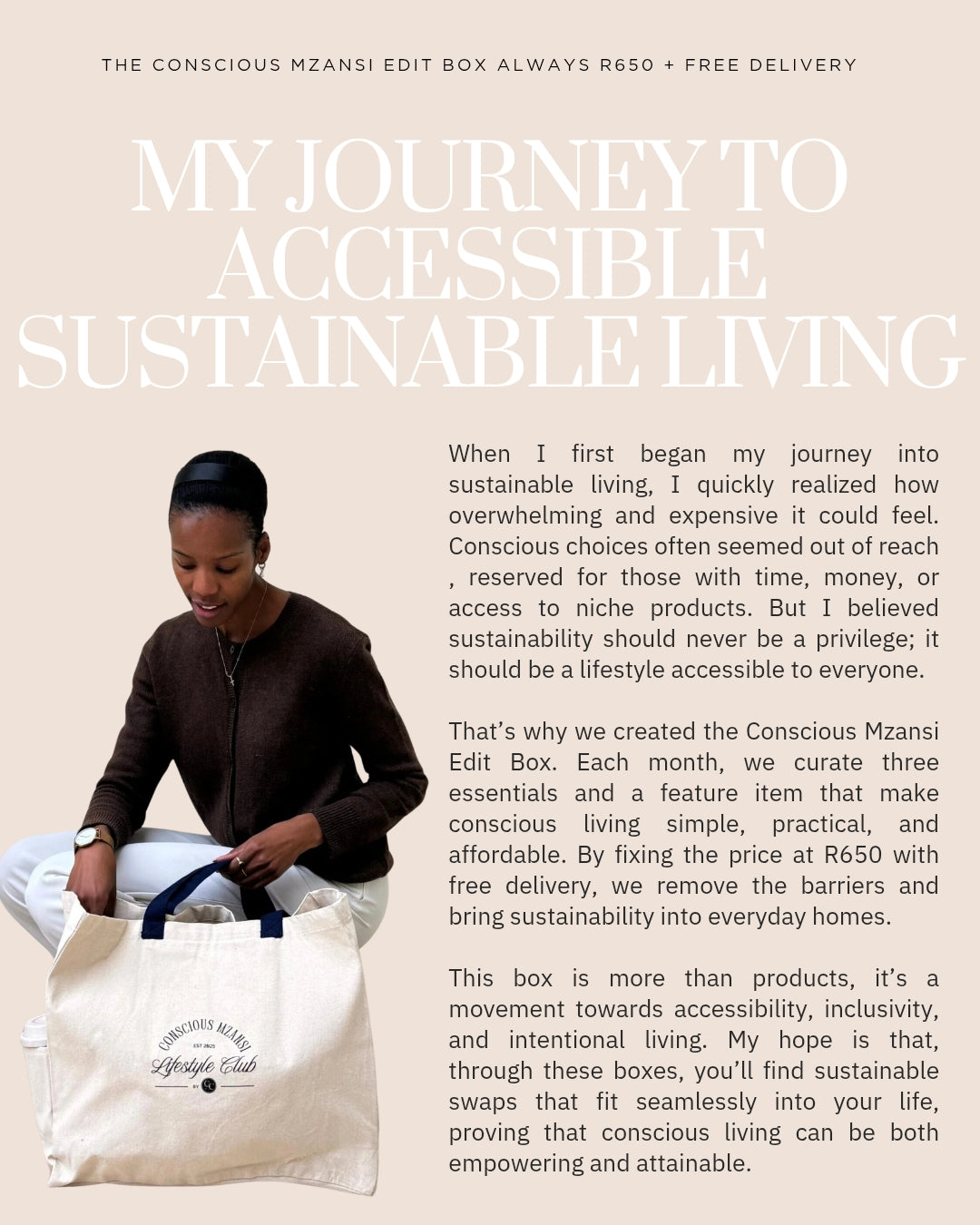 Conscious Mzansi Curated Box: Earth Month Limited Edit incl Delivery