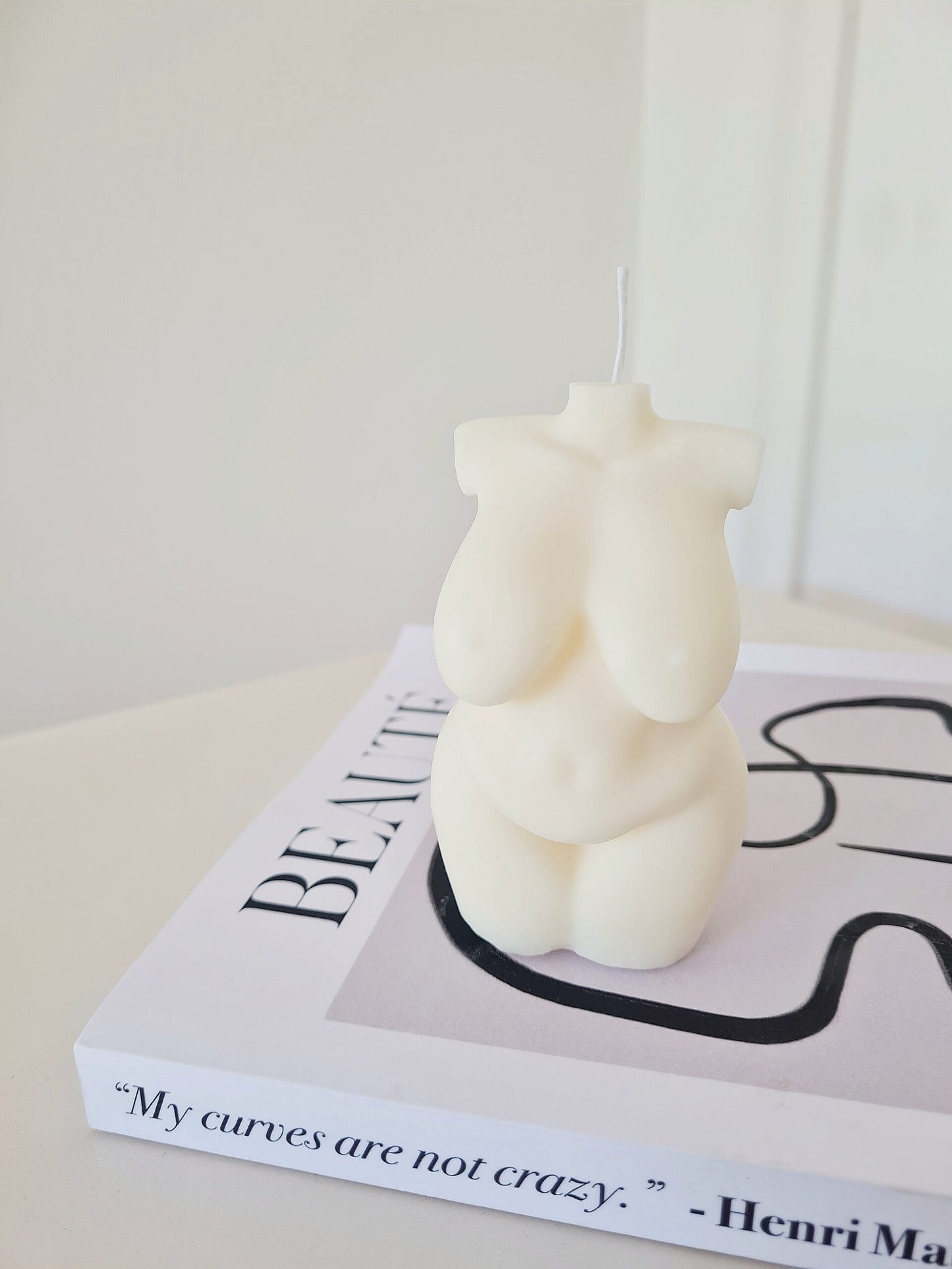 2 + Large Woman Body Candle