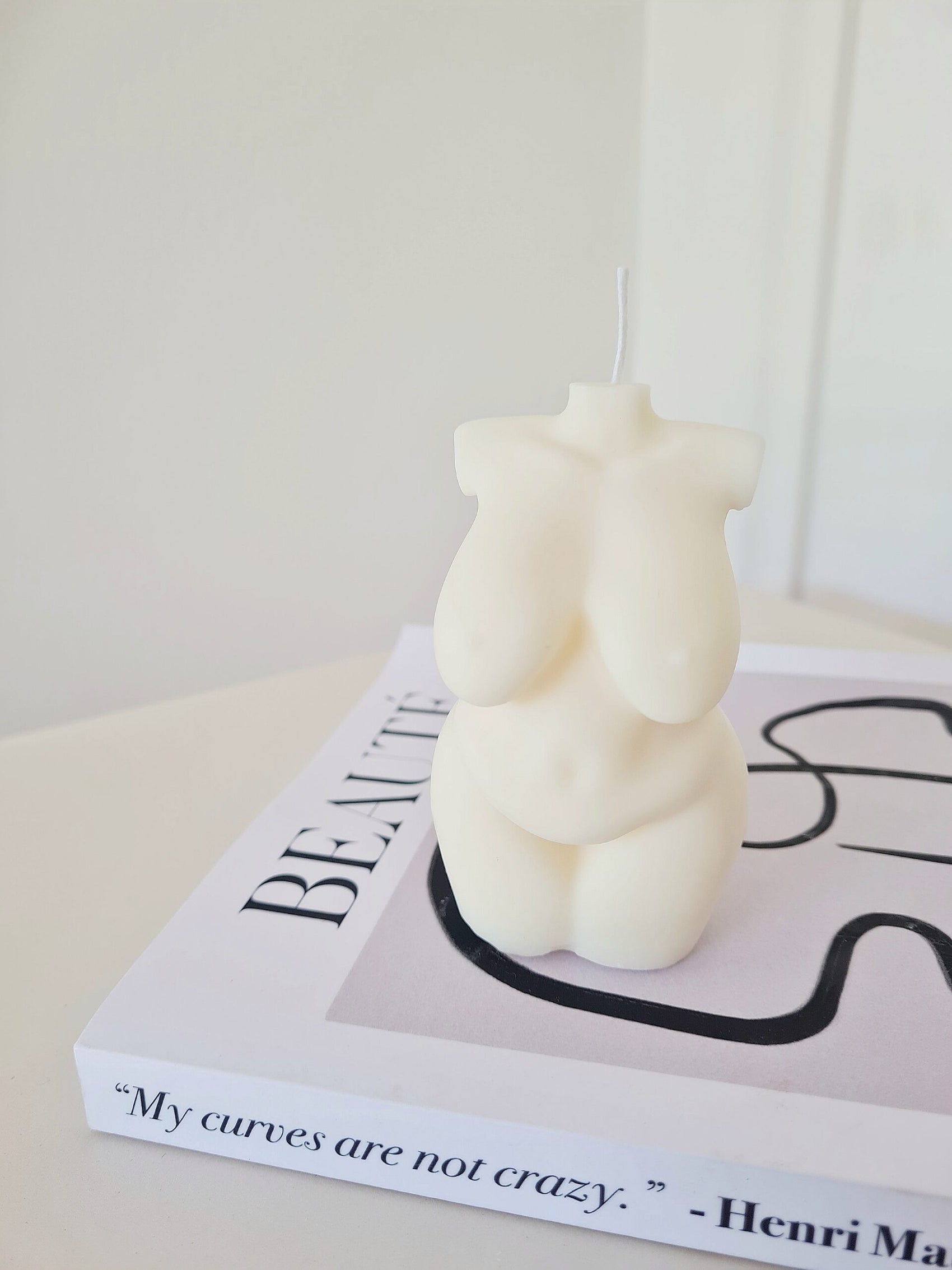 2 + Large Woman Body Candle