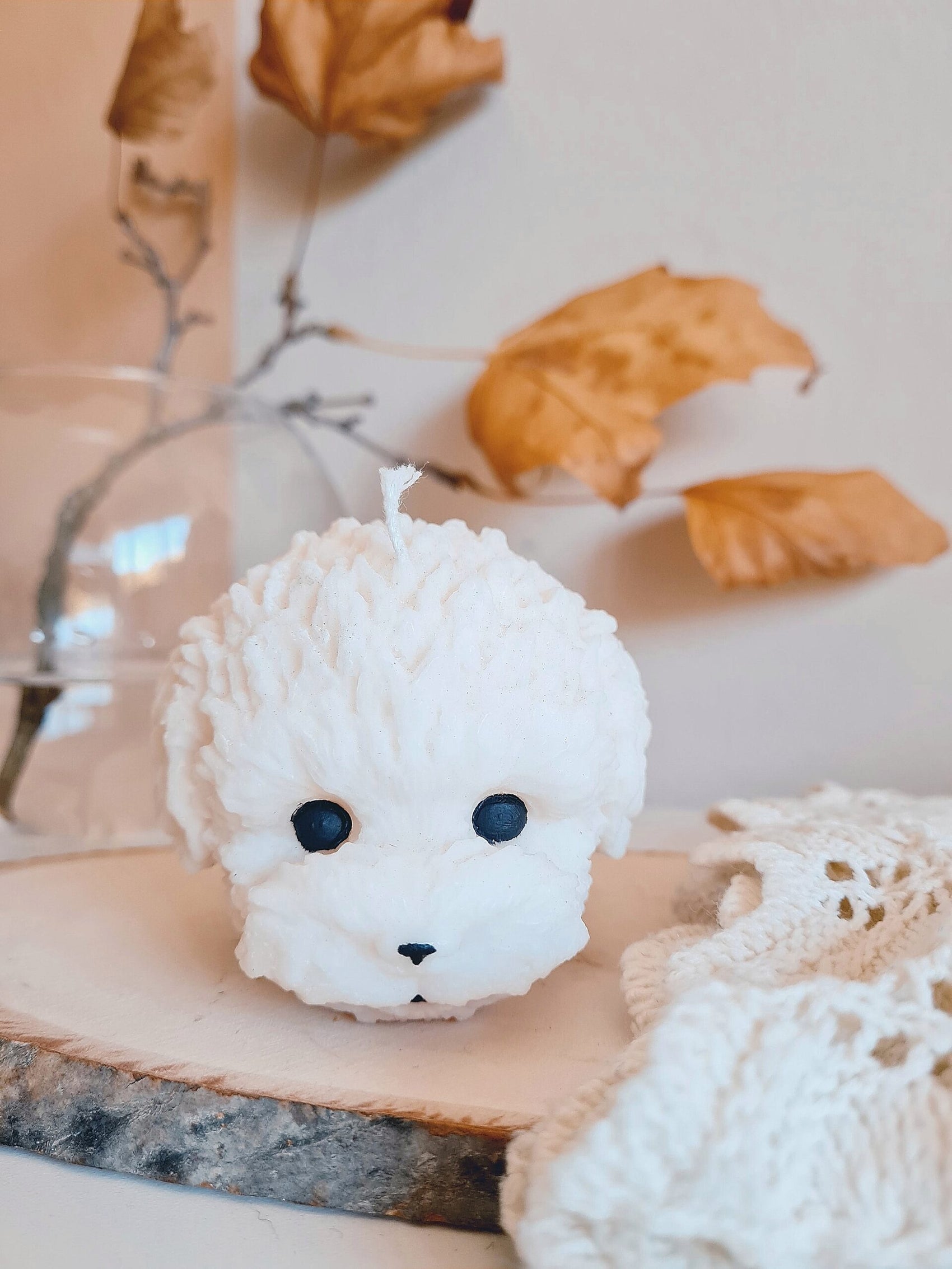 Puppy Mould Soy Wax Candle Gift Box