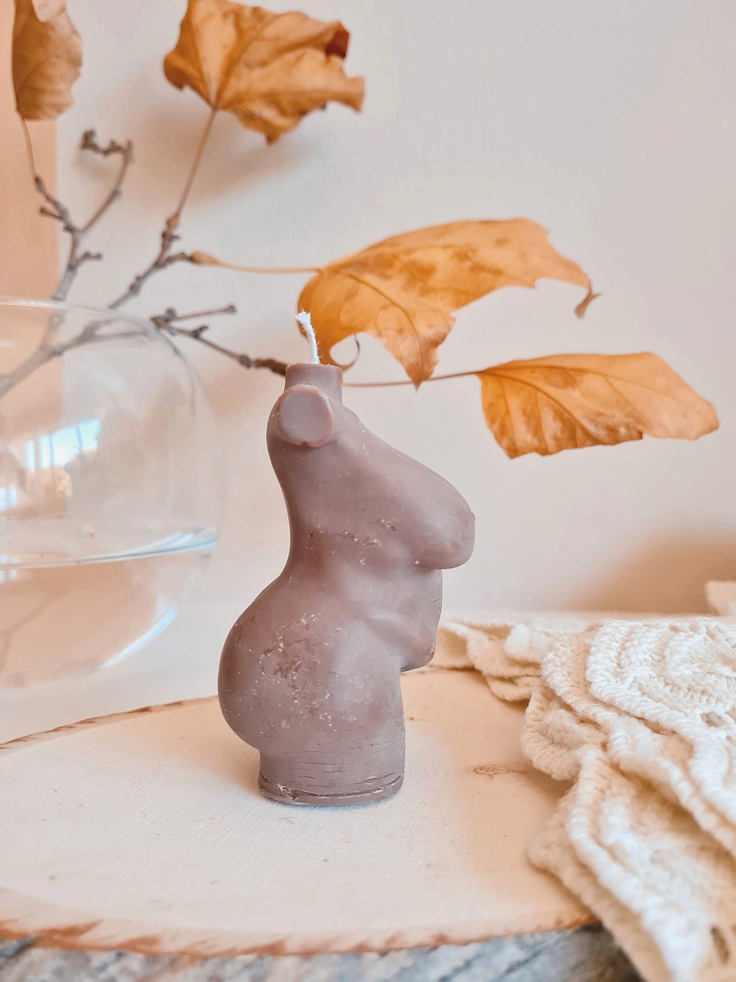 Chocolate Woman Body Candle