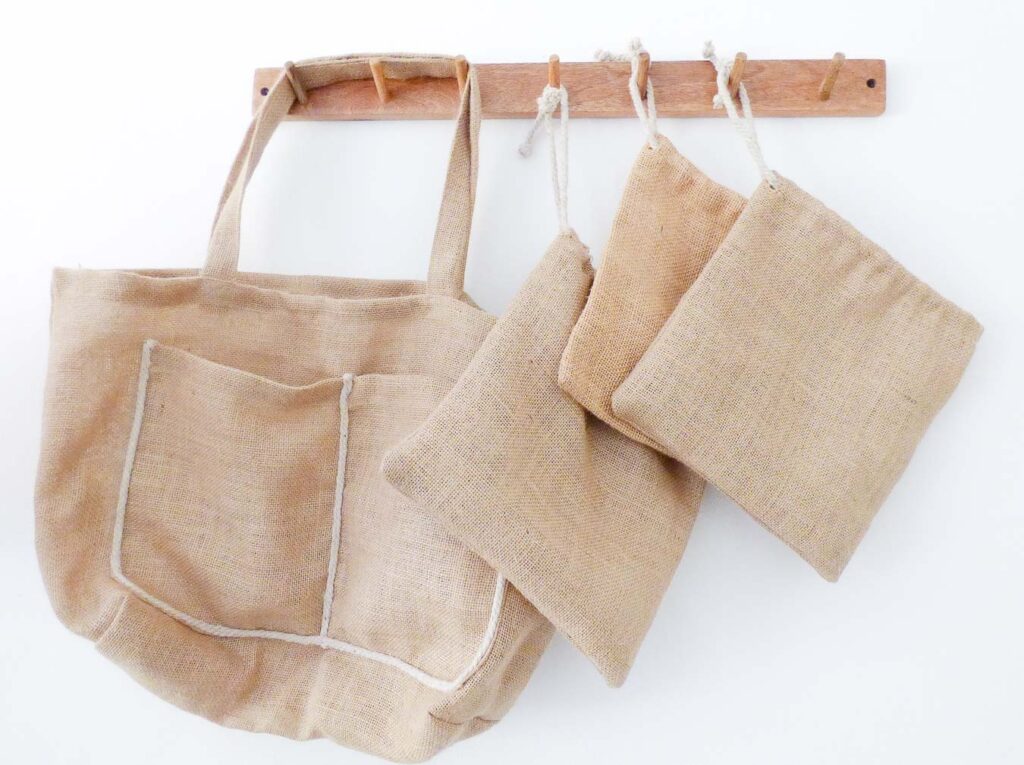 jute bags, handmade, locally made bag
