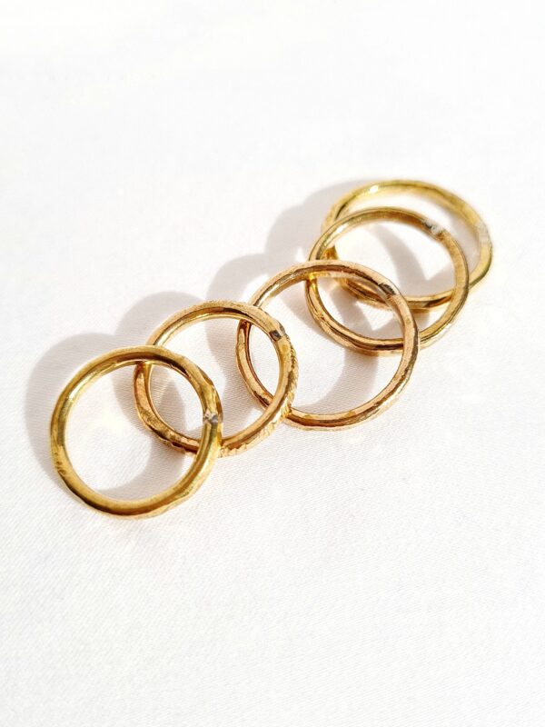 Minimal Stacking Ring Brass
