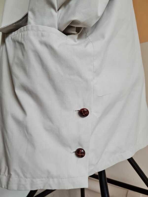 Button up Cotton Trench Coat - Image 6