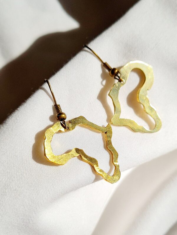 Africa Map Earrings