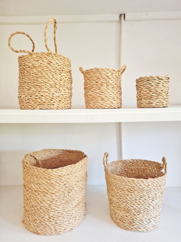 Palm Leaf Malawian baskets