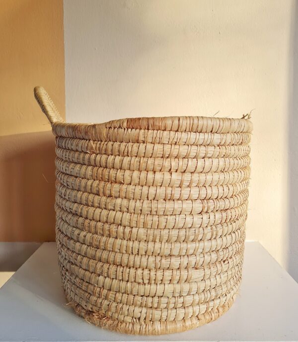 Imperfect Basket Sale: One Handle Natural Plant