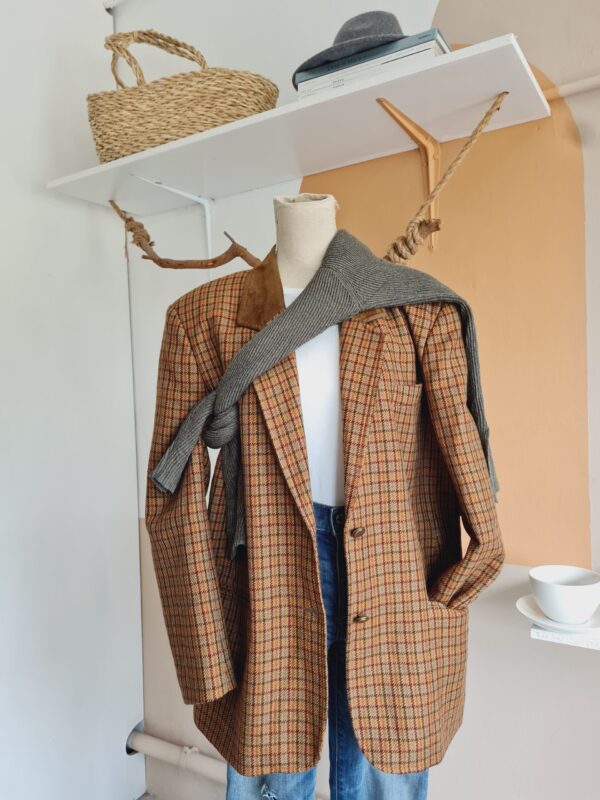 Autumn Check Blazer (L)