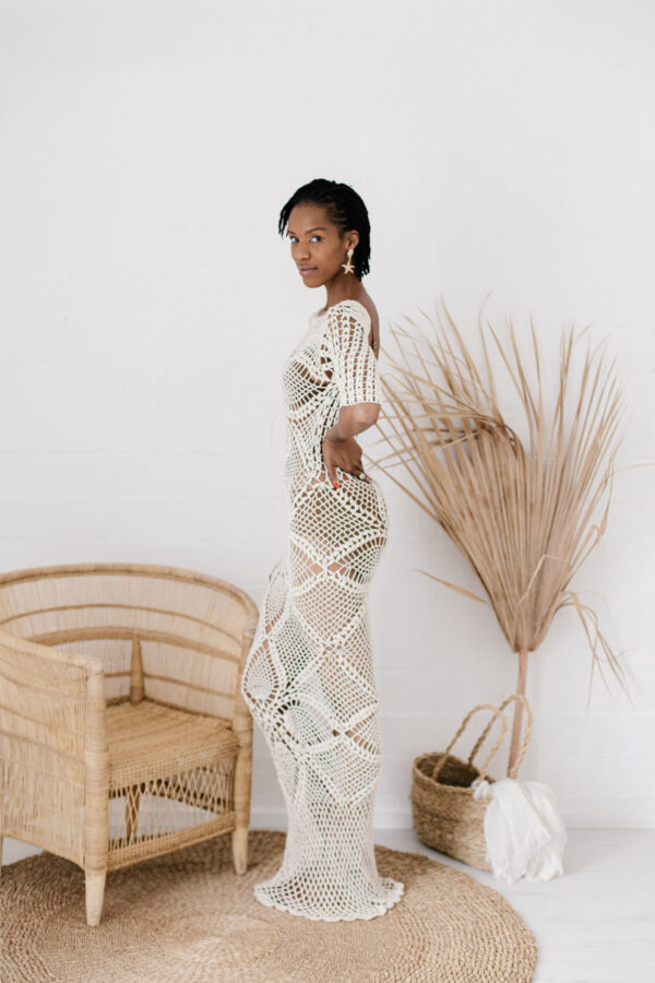 Sharm El Luli Crochet Dress - Image 4