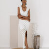 Handcrafted crochet dress made by talented artisans in Zimbabwe made from 100% cotton. Ideal for day-out in the beach, lunch, and holidays.