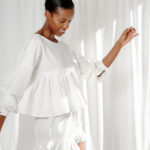 Musea - 100% Cotton Ruffle Top - Image 4