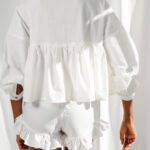 Musea - 100% Cotton Ruffle Top - Image 2