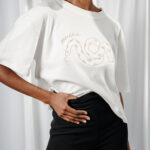 100% Cotton Embroidered T-shirt